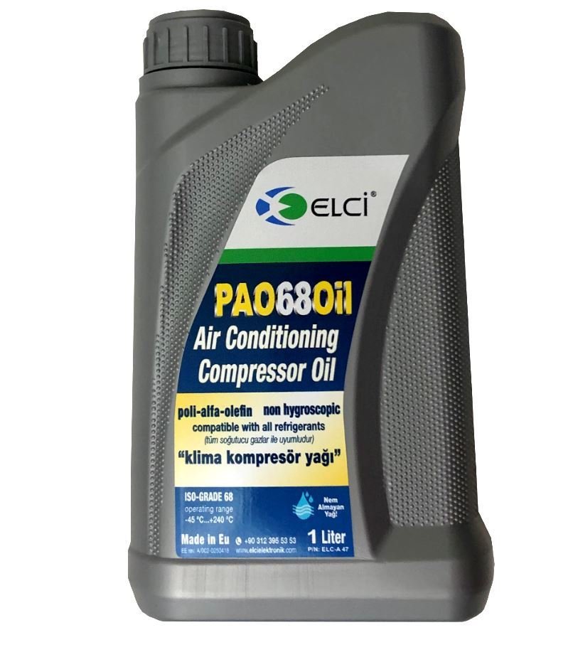 PAO OİL 68   Nem Tutmayan Üstün Performanslı Klima Yağı 1 L (-45...+240)