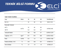 Vakum Pompaları İçin Özel Mineral Yağı   1 lt