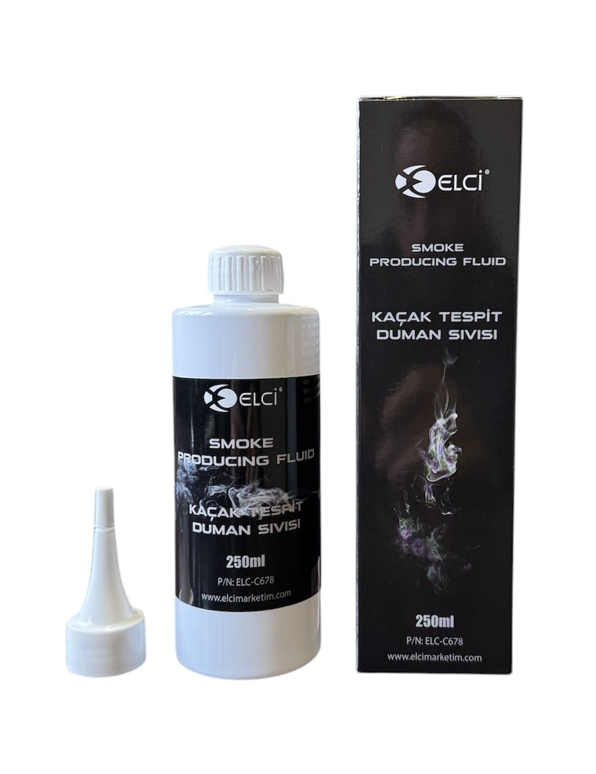 DUMAN KAÇAK TEST CİHAZI  SIVISI / SMOKE PRODUCING FLUID (Kaçak Tespit Duman Sıvısı) 250ml.