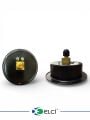 Klima Manometresi (Alçak Basınç) 0–200 PSI – 63 mm – 1/4” SAE Alt Bağlantı – R134a , R22