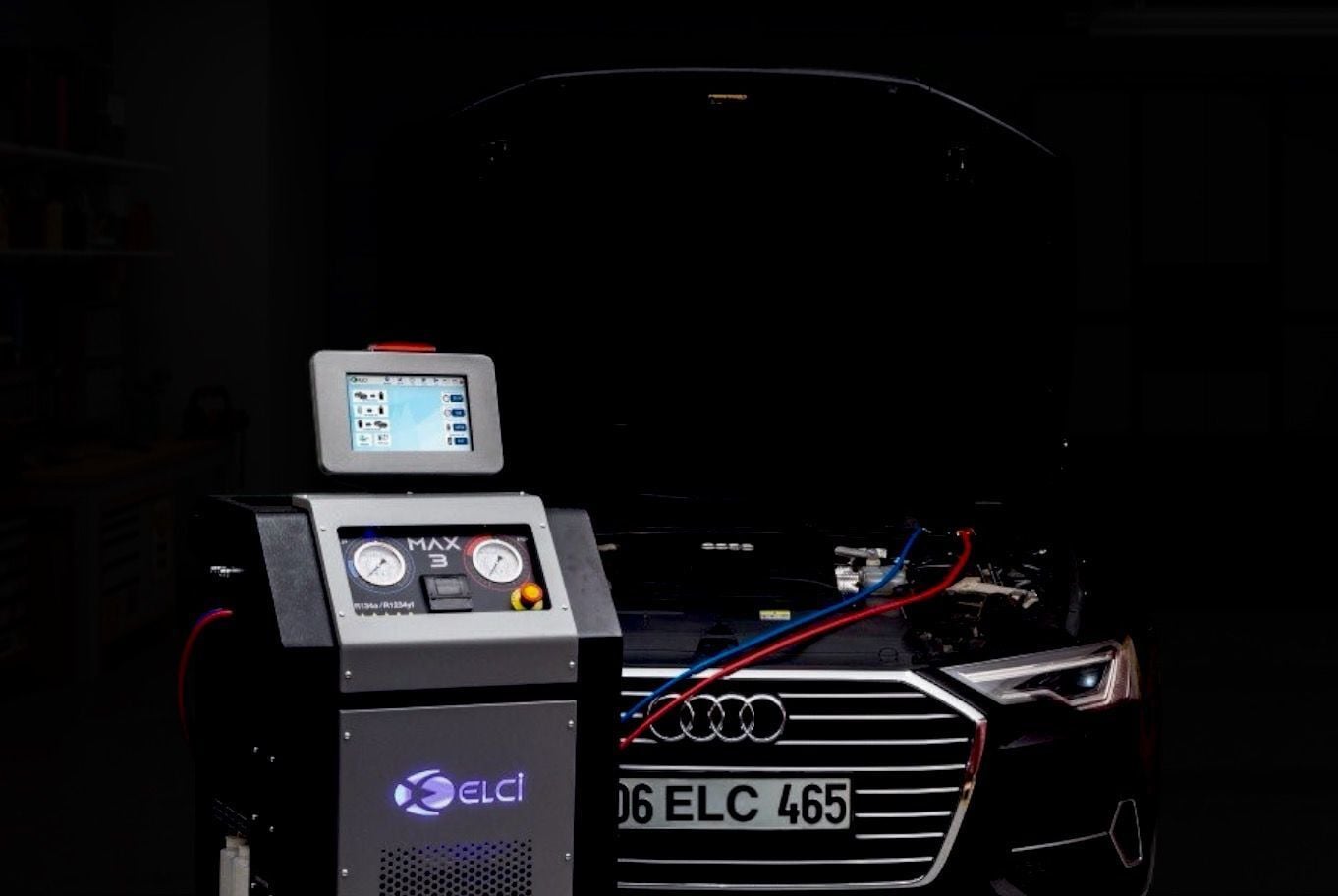 ELCI EKM MAX3 Pro Full Otomatik Gaz Dolum Makinesi (Gaz Analiz Modüllü R134A ve R1234YF)