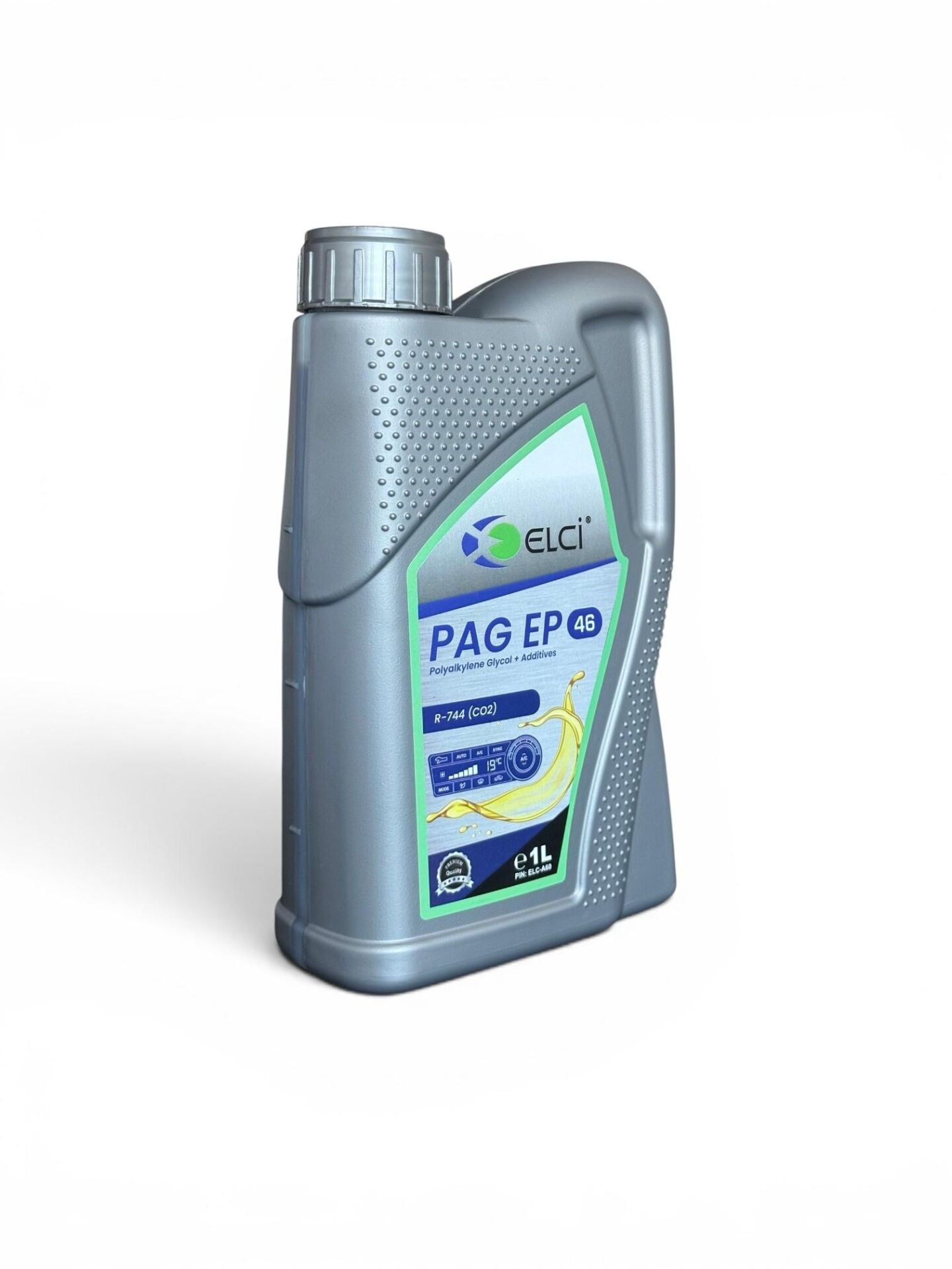 R744 (CO₂) Sistemler İçin PAG Yağı ELCİ PAG EP 46 Klima Kompresör Yağı 1L