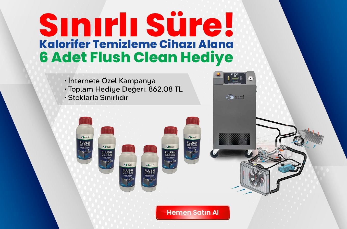 Kalorifer Peteği Temizleme Cihazı RTC3